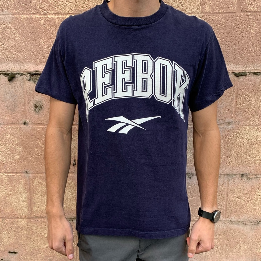 Vintage 90s Reebok spell out t-shirt